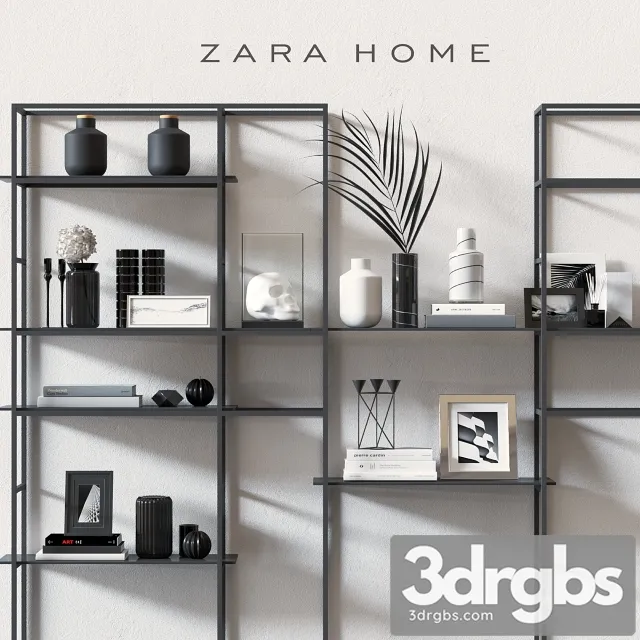 Zara Home Decor Set 3dsmax Download