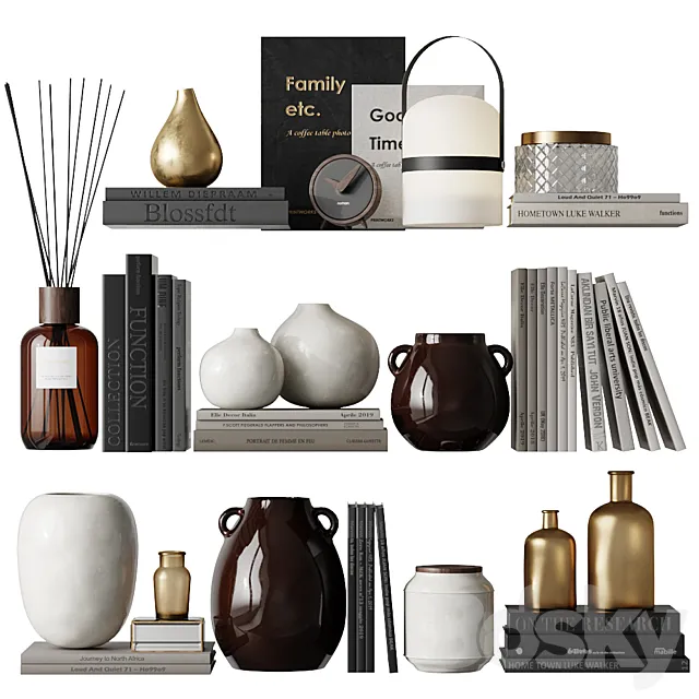 ZARA HOME Decor Set 3DSMax File