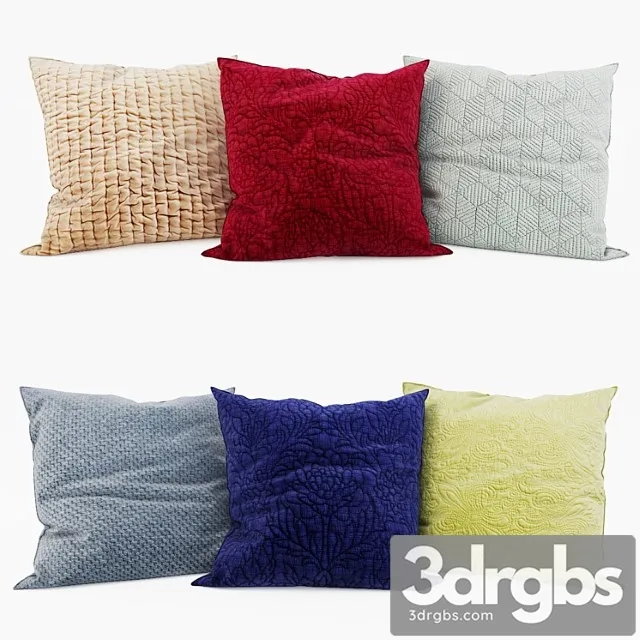 Zara Home Decorative Pillows Set 22 3dsmax Download