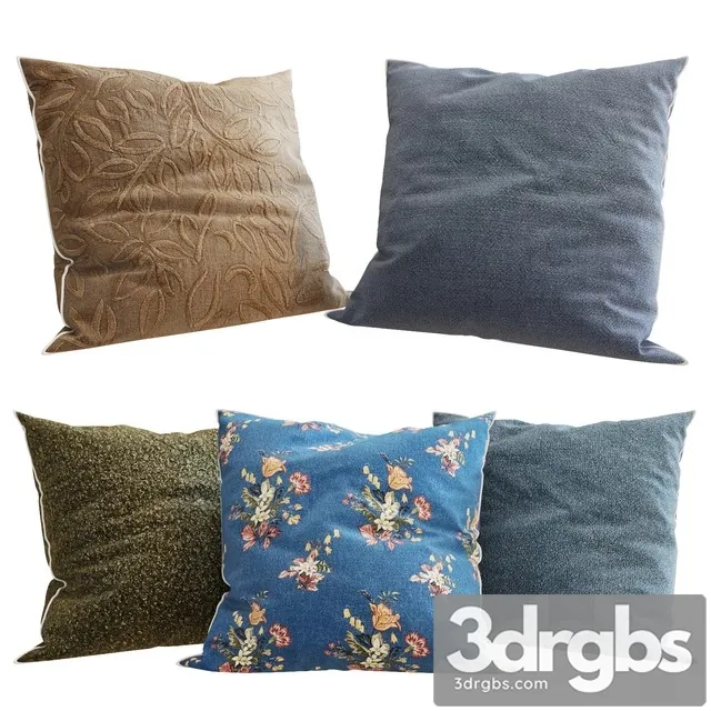 Zara Home Decorative Pillows Set 68 3dsmax Download