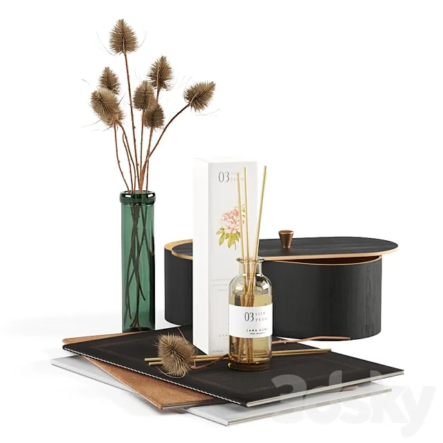 Zara Home Decorative Set 3ds Max