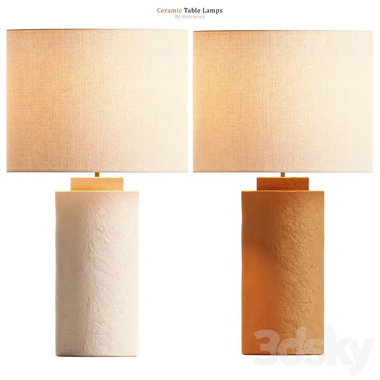 Zara Home – Handmade Ceramic Table Lamp 3DS Max