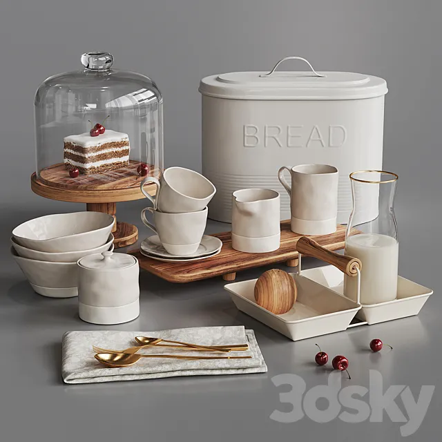 Zara Home Kitchen Decor 2 3DSMax File