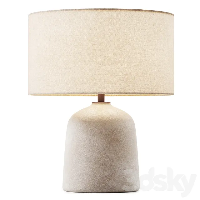 Zara Home LAMP BASE CERAMIQUE 3DS Max Model