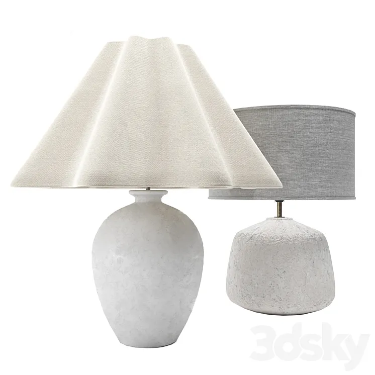 ZARA HOME lamps set 3DS Max