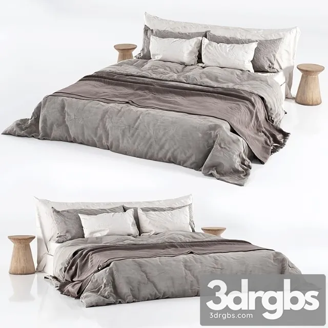 Zara home linen bedding on cozy bed 02