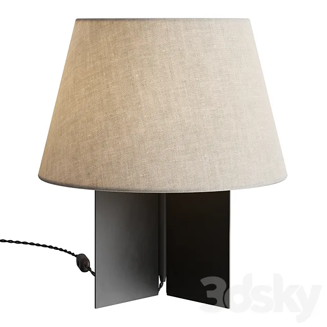 Zara Home Table Lamp 01 3DS Max Model