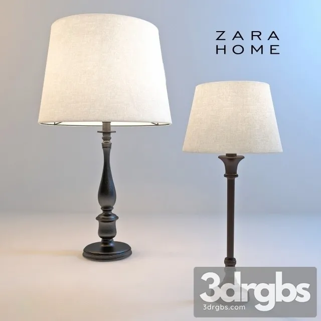 Zara Home Table Lamp 3dsmax Download