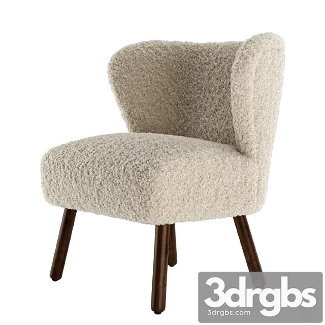 Zara Home Terrycloth Armchair 1 3dsmax Download