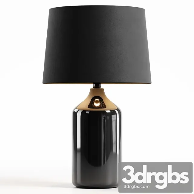 Zara home – the black ceramic base lamp