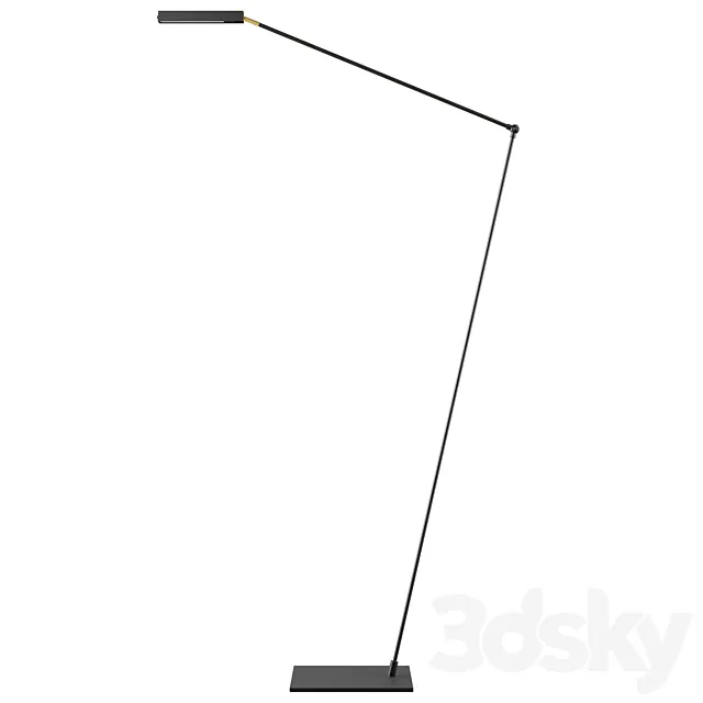 Zara Home – The flexible metal LED lamp on a leg 3ds Max