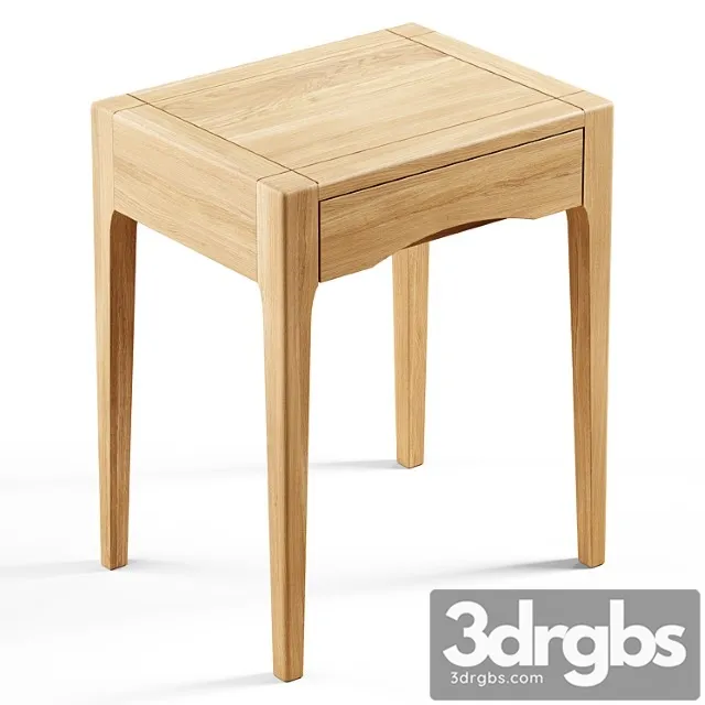 Zara home – the oak wood bedside table with drawer