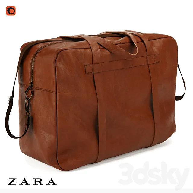 Zara Leather Bag 3ds Max