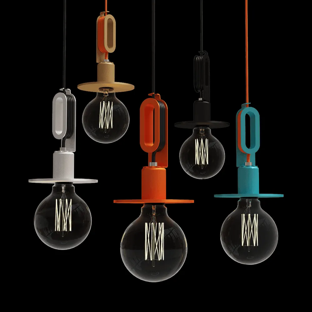 Zava – Driyos Naked Suspension Lamp 3ds Max