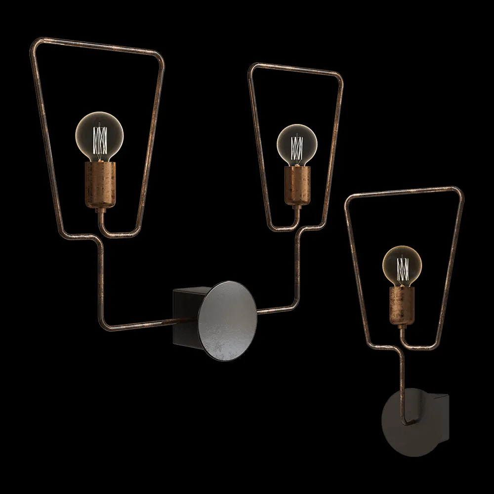 Zava – Wall lamp A-Shade 3ds Max