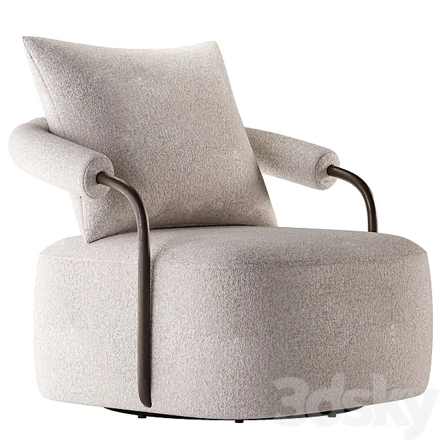 Zayden Swivel Chair 3ds Max