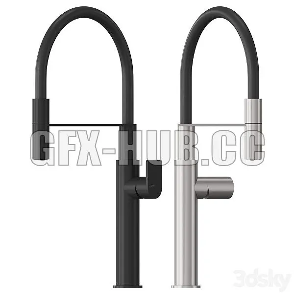 ZAZZERI Q316 Kitchen Faucet 3dsMax Model