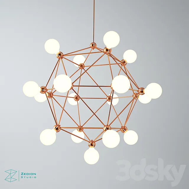 Zed Ceiling Lamp 05 3ds Max