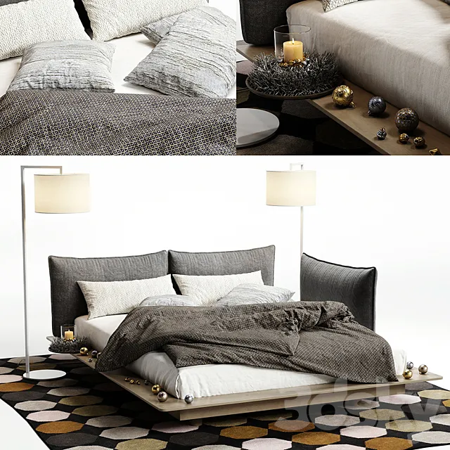 ZEITRAUM YOMA Bed 3ds Max