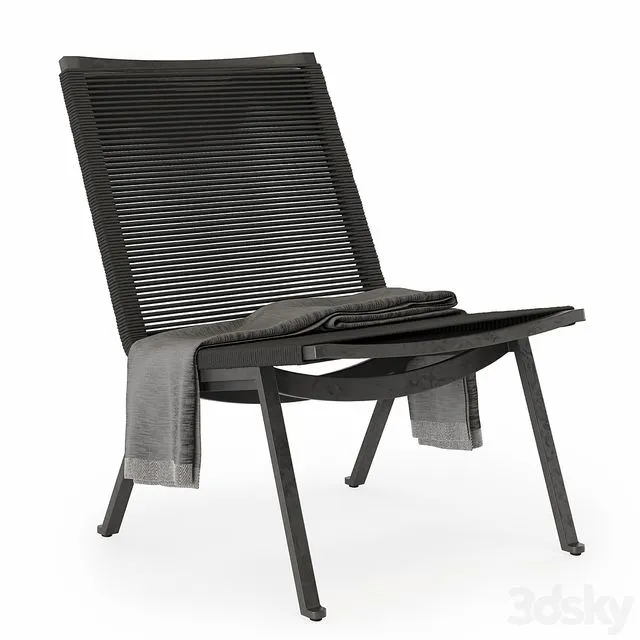 Zenith Outdoor Side Chair 3dsMax Model