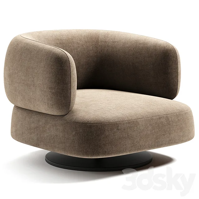 Zeppelin Armchair 3ds Max