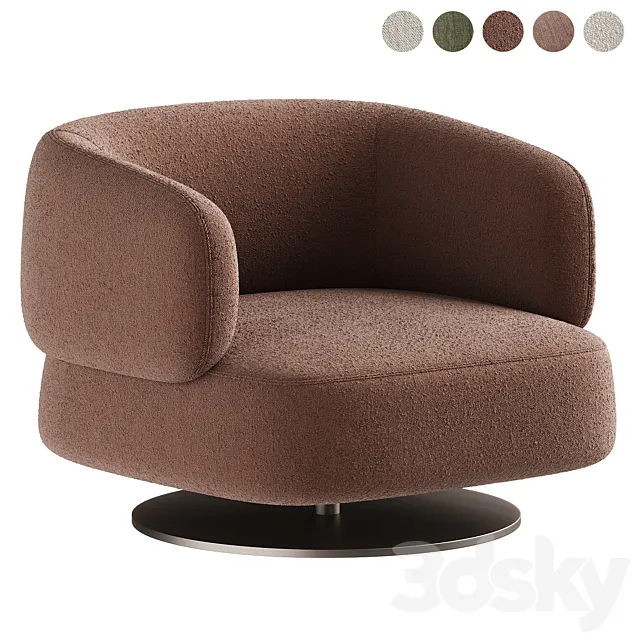 Zeppelin Armchair 3ds Max