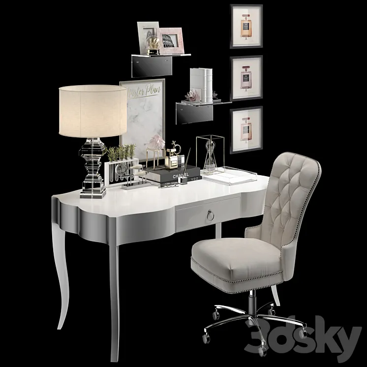 Zgallery office CHIC 3DS Max