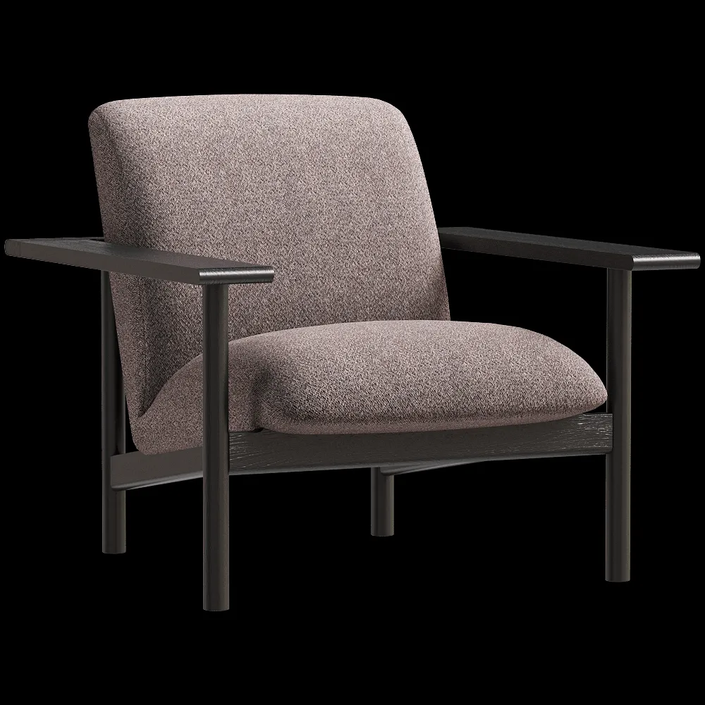 Zilio Aldo & C. – Lounge chair Kinoko 3ds Max