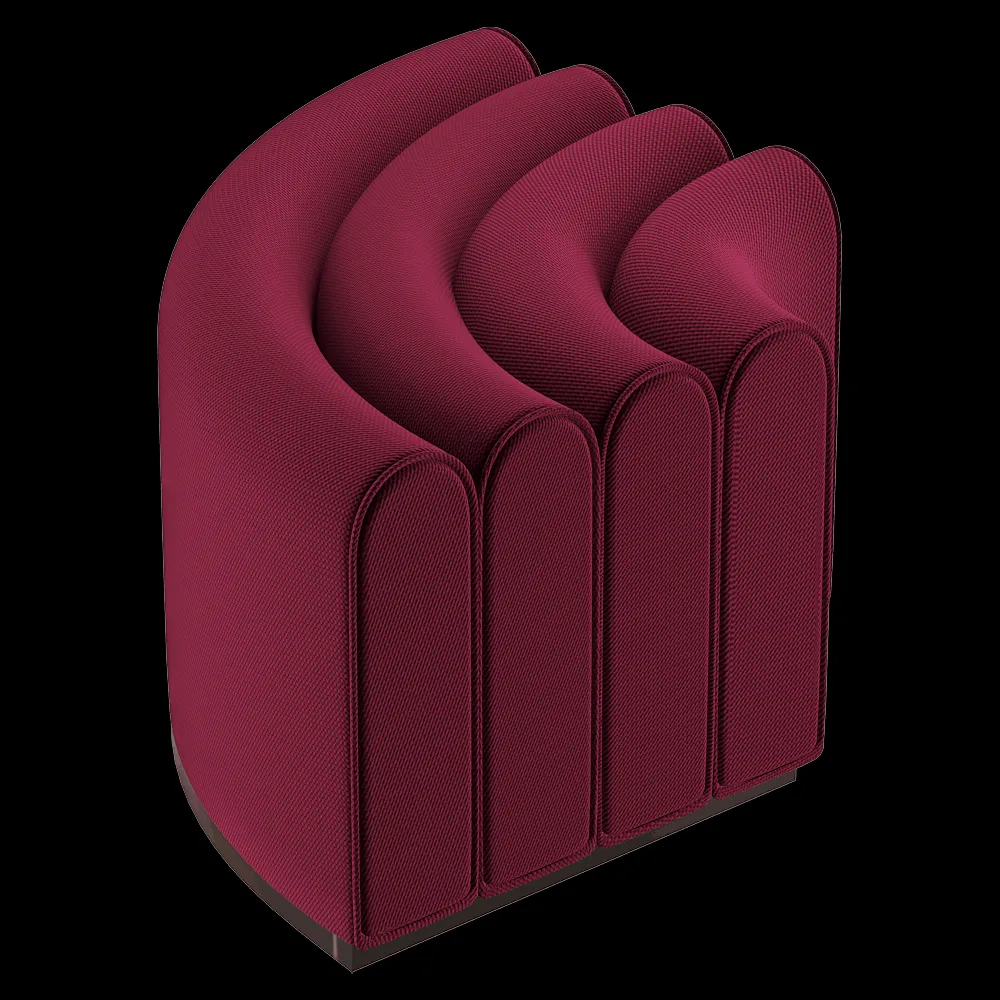 Zilio Aldo & C. – Pouf Arkad corner 3ds Max