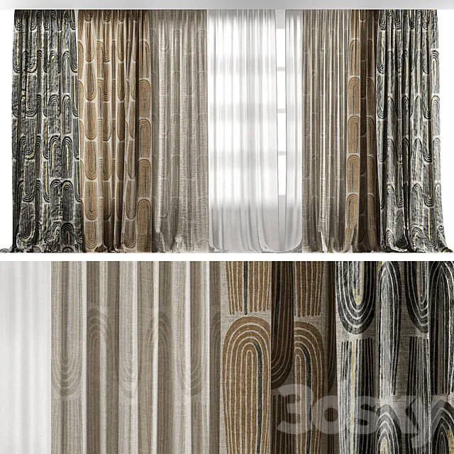 Zimmer Rohde Fabric Curtains 3ds Max