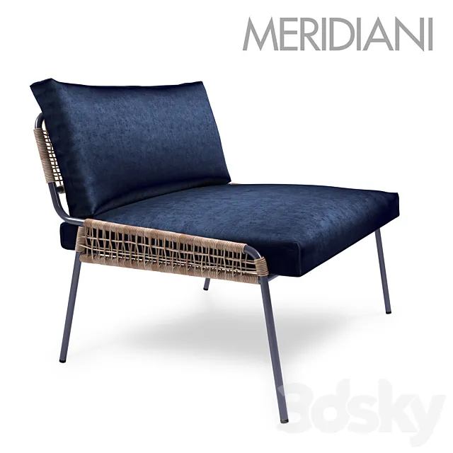 ZOE ARMCHAIR by MERIDIANI 3DS Max Model