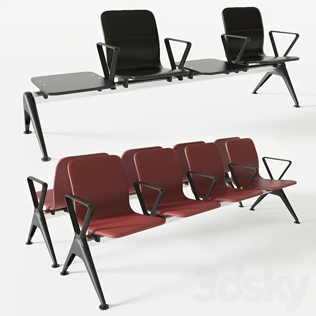 ZOEFTIG Bench 3ds Max