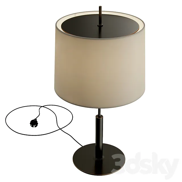 Zonca milano bedside lamp 3ds Max