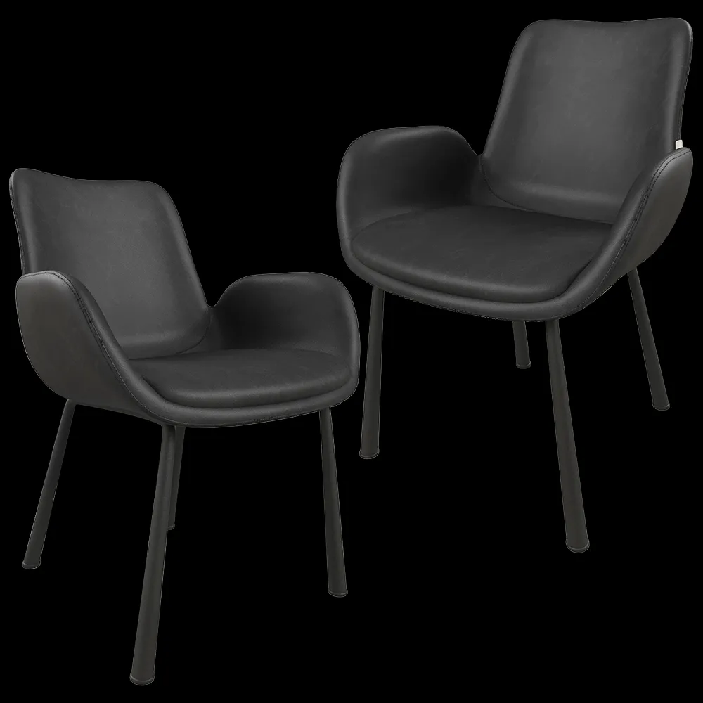 Zuiver Group   – Armchair Brit LL black 3ds Max
