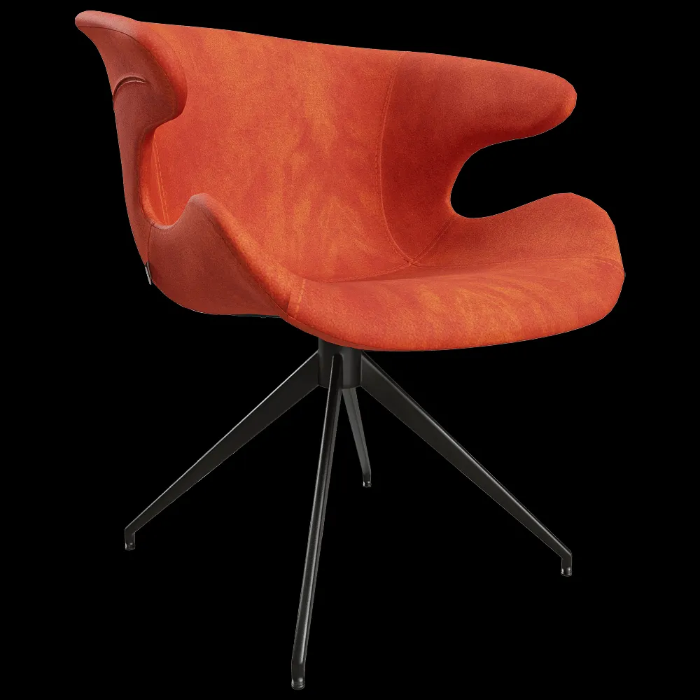 Zuiver Group   – Armchair Mia orange 3ds Max