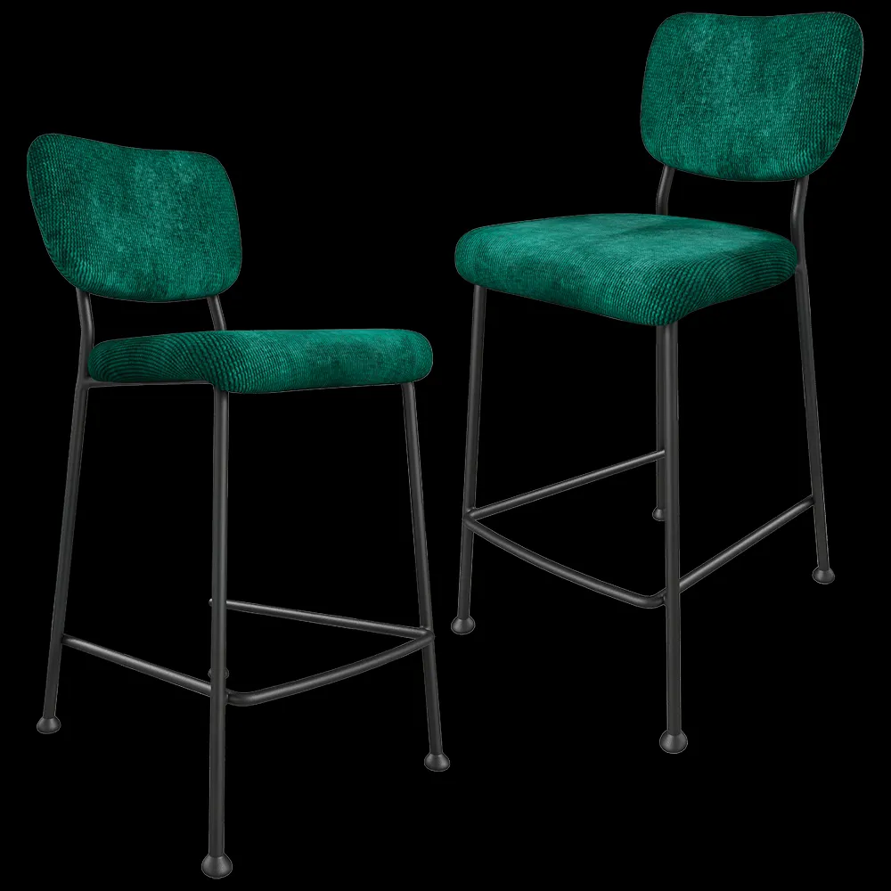 Zuiver Group   – Barstool Benson green 3ds Max