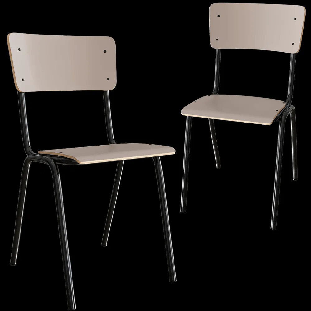 Zuiver Group   – Chair Back To School Mat Beige 3ds Max