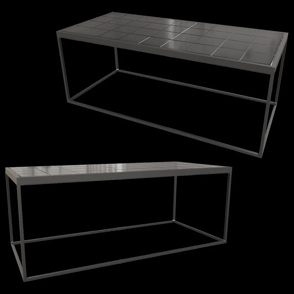 Zuiver Group   – Coffee table Glazed black 3ds Max