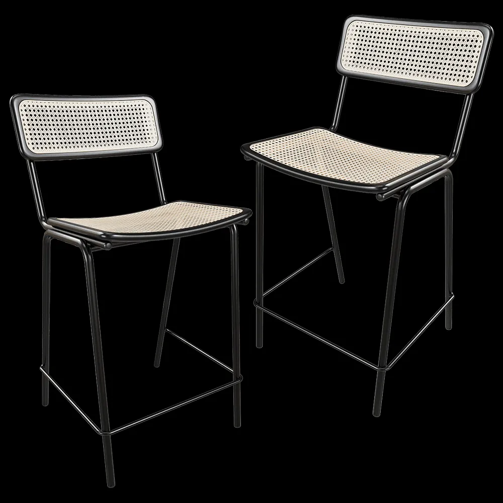 Zuiver Group   – Counter stool Jort black natural 3ds Max