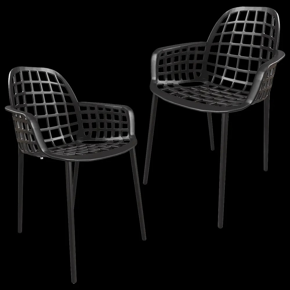 Zuiver Group   – Сhair Albert Kuip Garden black 3ds Max