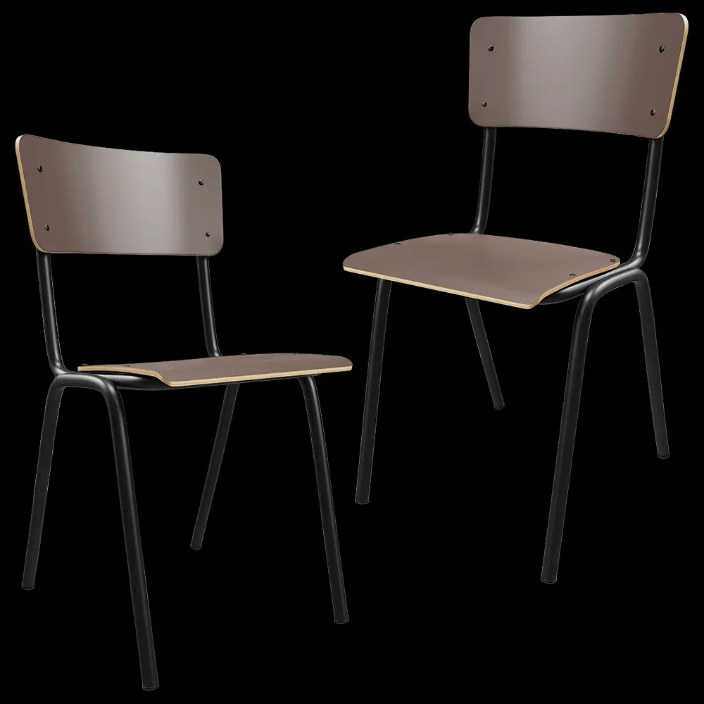 Zuiver Group   – Сhair Back to school matte brown 3ds Max