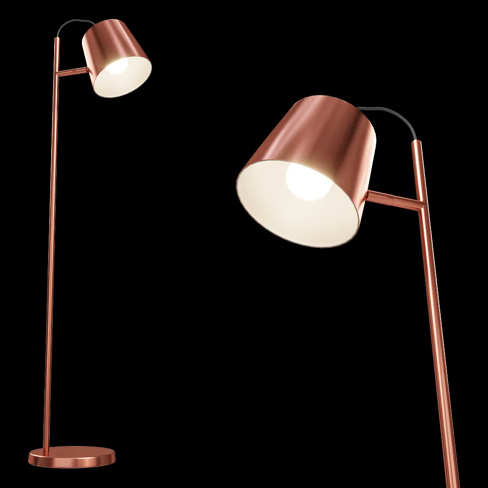 Zuiver Group   – Floor lamp Buckle Head copper 3ds Max
