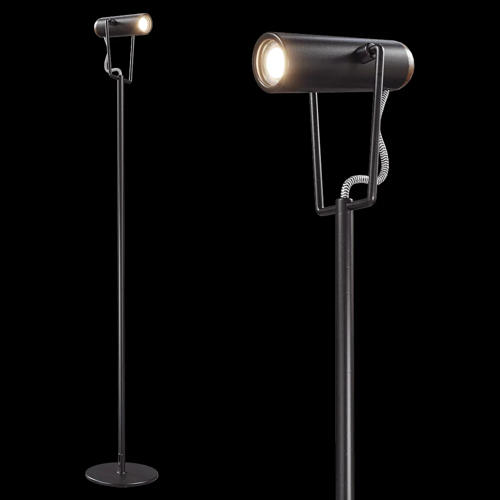 Zuiver Group   – Floor lamp Marlon black 3ds Max