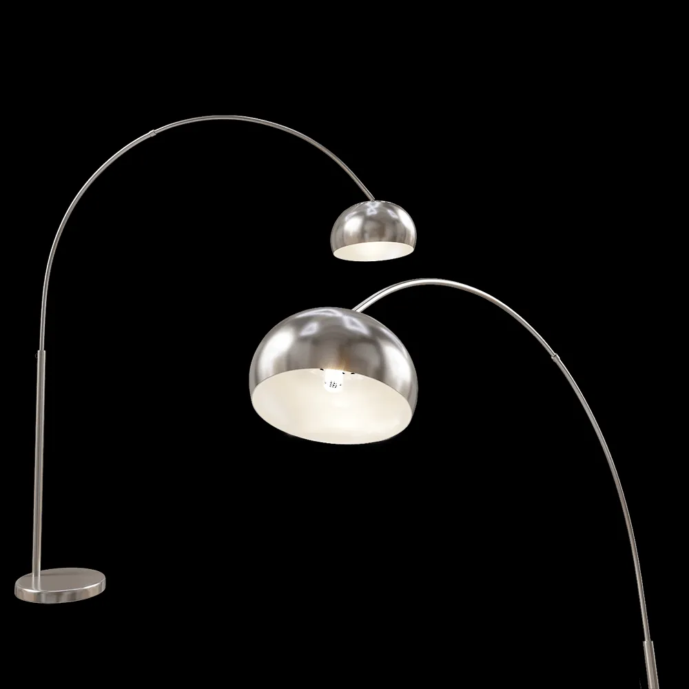 Zuiver Group   – Floor lamp Metal bow grey 3ds Max