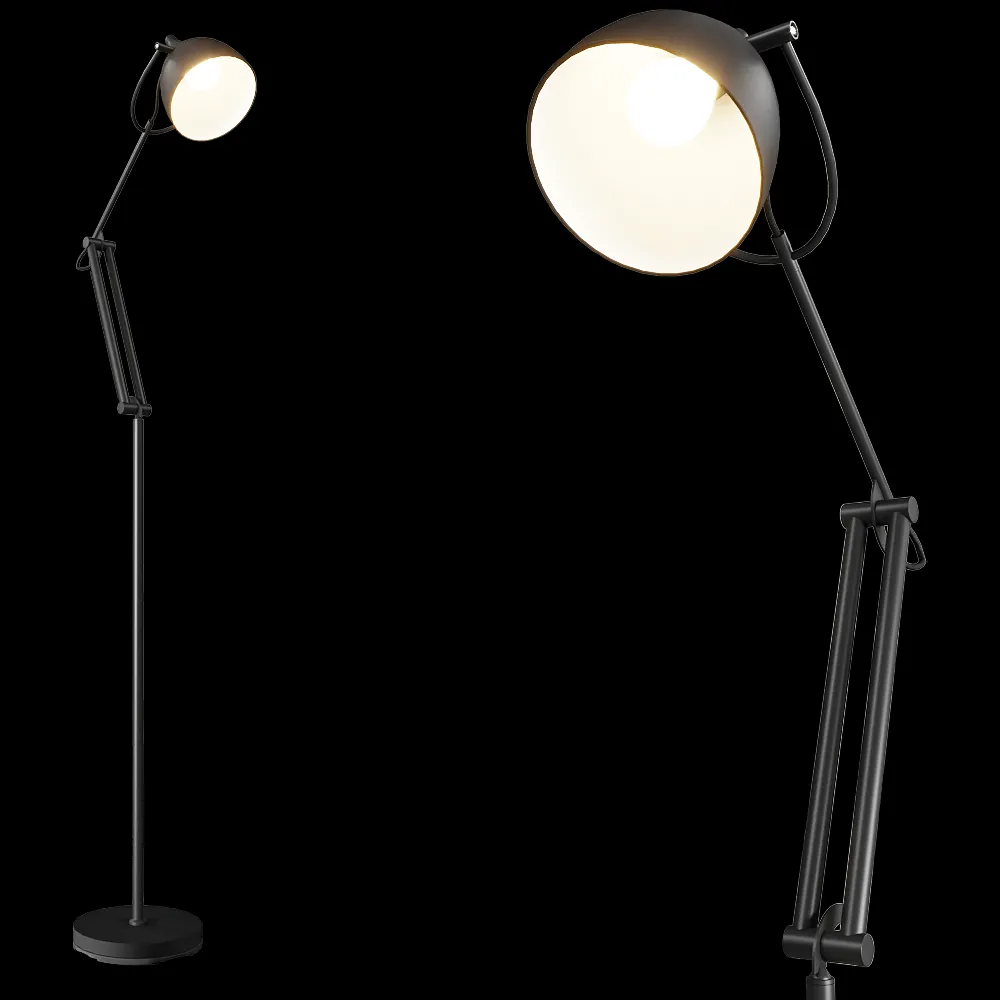 Zuiver Group   – Floor Lamp Reader Matt Black 3ds Max