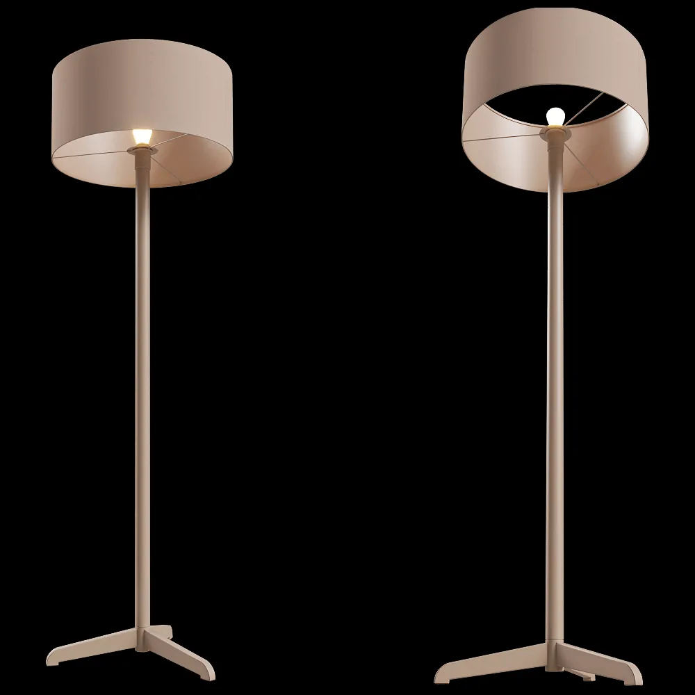 Zuiver Group   – Floor lamp Shelby taupe 3ds Max