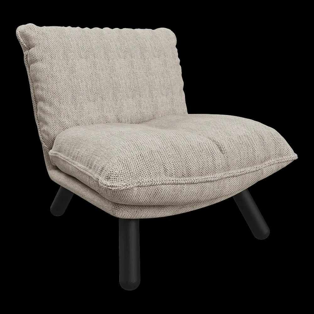 Zuiver Group   – Lounge chair Lazy sack light grey 3ds Max