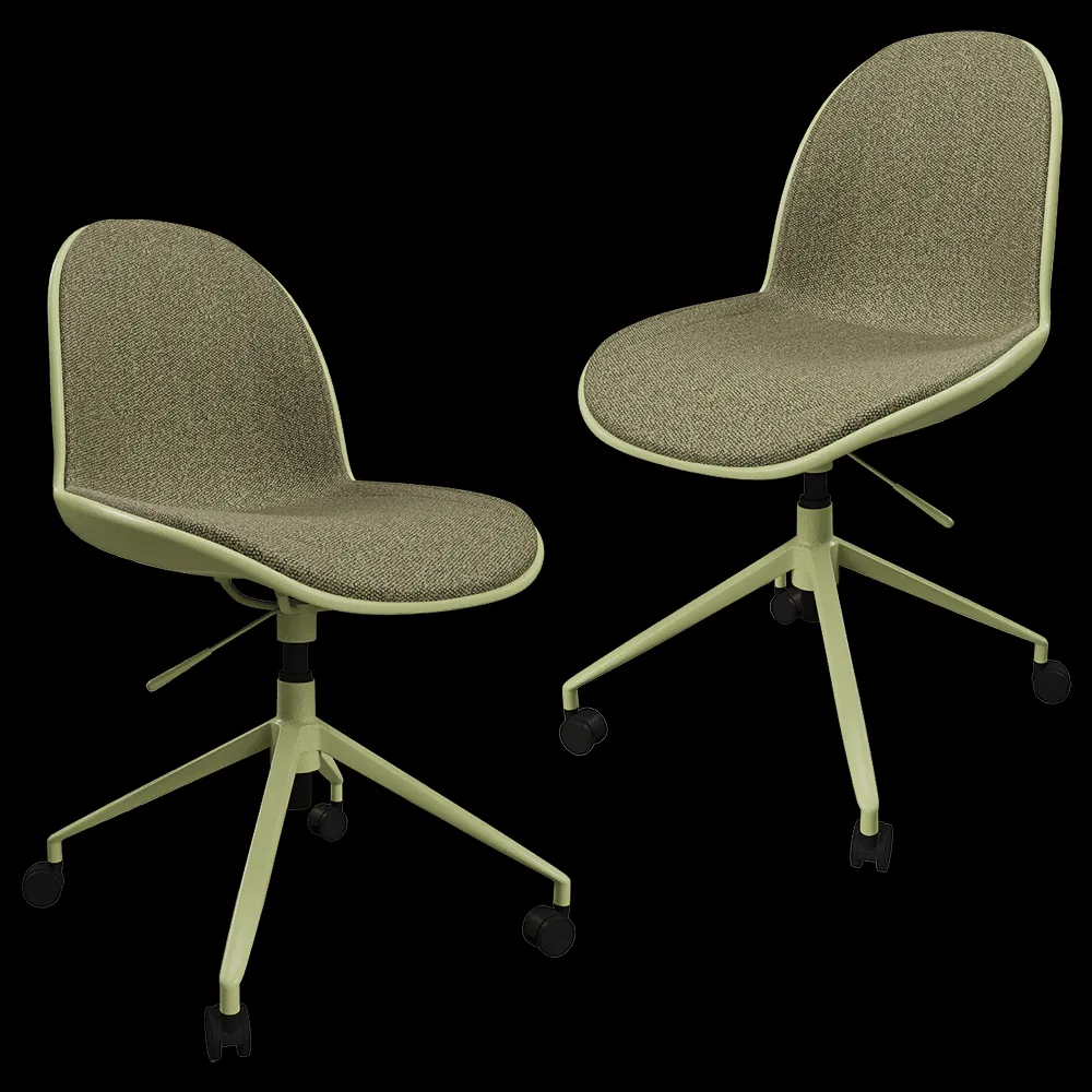 Zuiver Group   – Office chair Albert Kuip swivel green 3ds Max