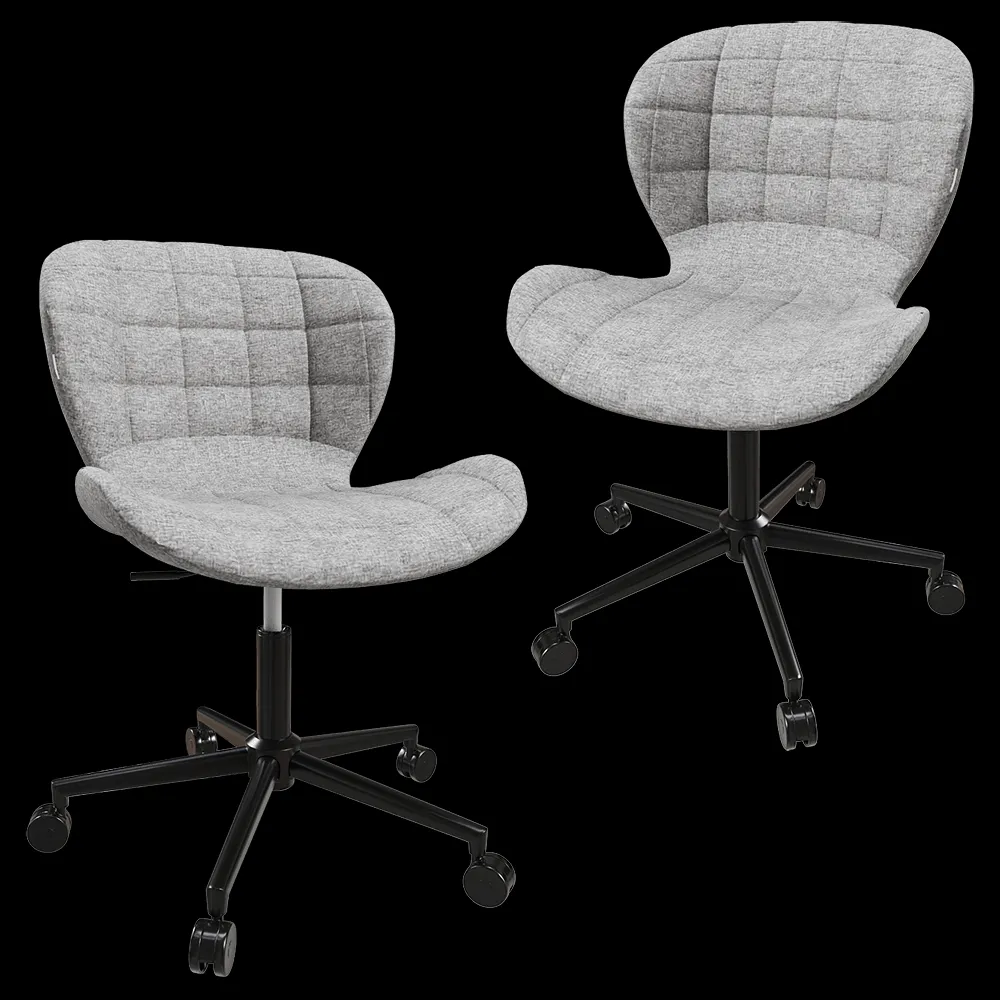 Zuiver Group   – Office chair OMG black grey 3ds Max