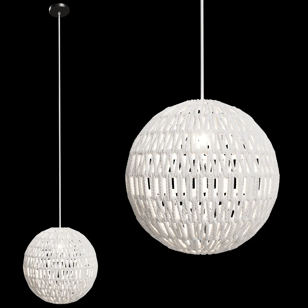 Zuiver Group   – Pendant lamp Cable 40 white 3ds Max